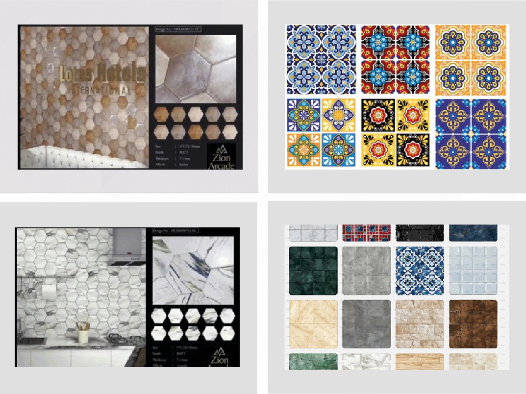 Zion Arcade Tiles Gallery
